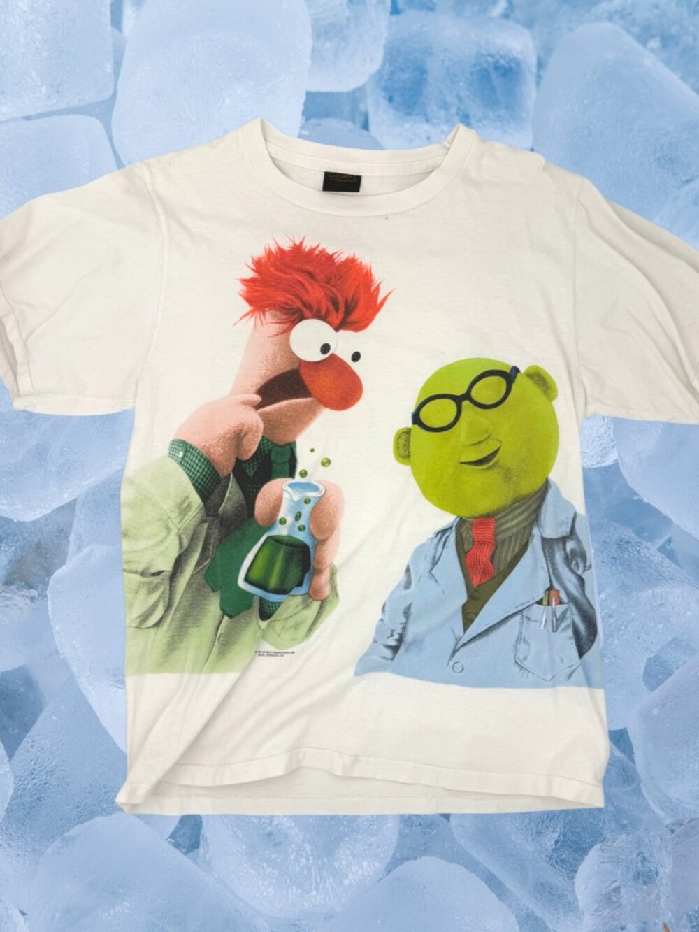 Vintage The Muppets Beaker Dr Bunsen T Shirt Sz Large Jim Henson Changes